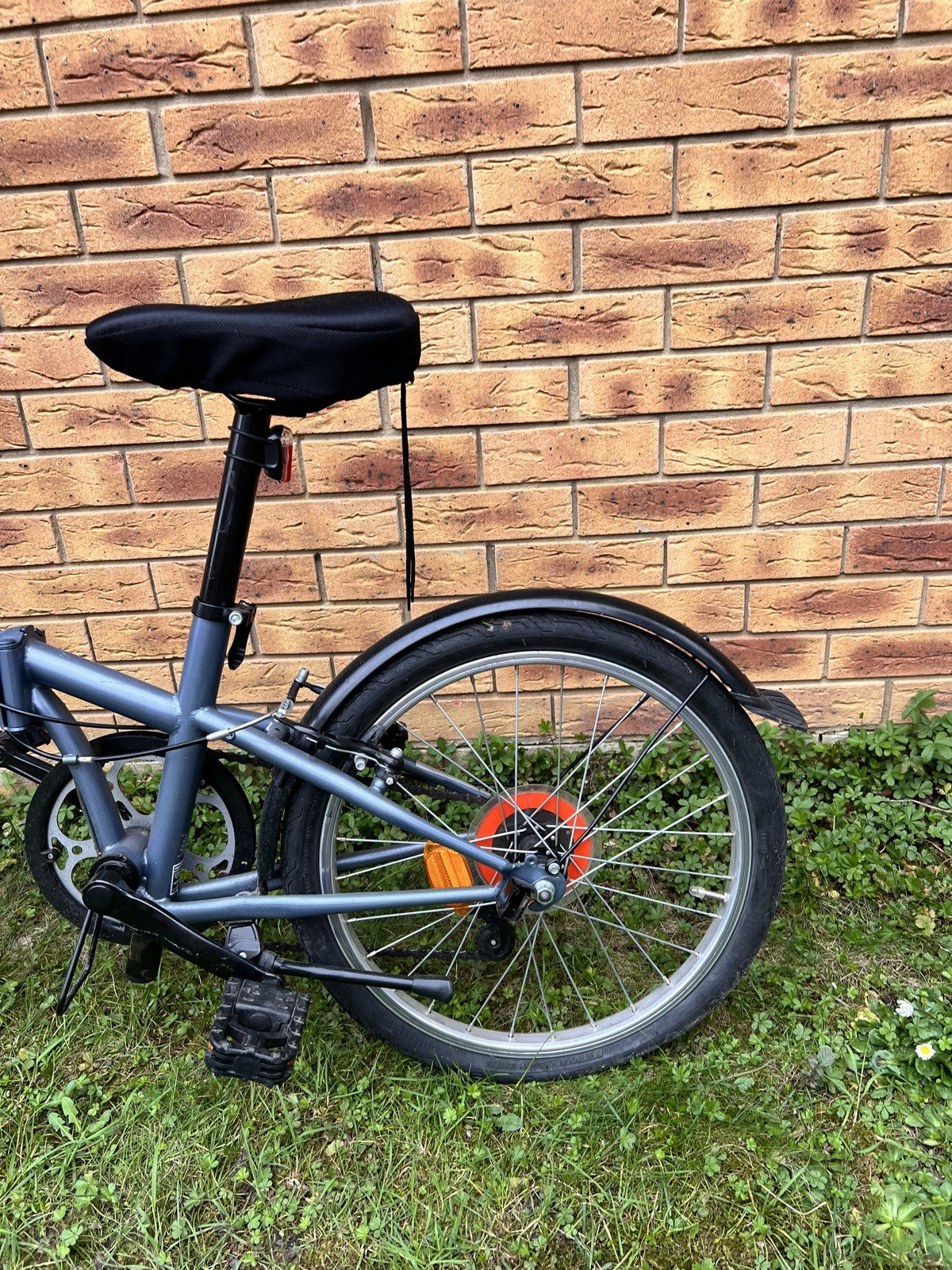 BTWIN Fold 500 Folding Bike 20-inch Blue Great Condition