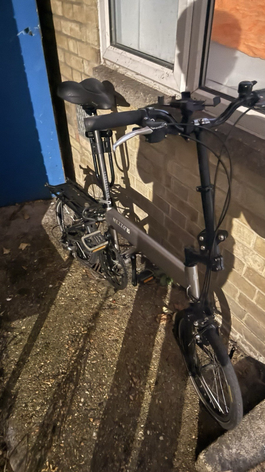 Mezzo Folding Bike like Brompton +Kryptonite D-Lock, ExtraSaddle+Phone Mount