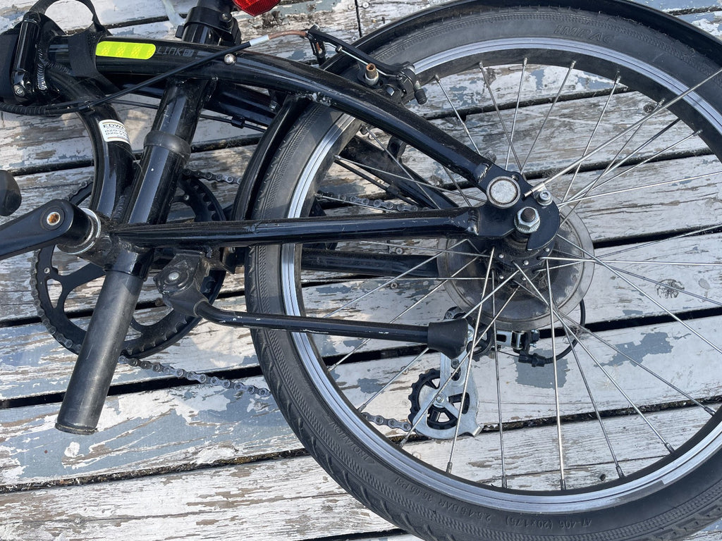 Tern Link B7 folding bicycle; unsure how much work required but definitely some