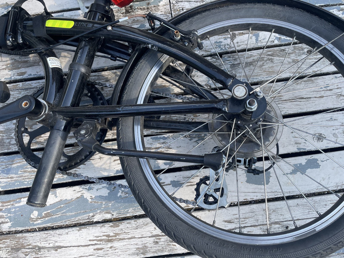 Tern Link B7 folding bicycle; unsure how much work required but definitely some