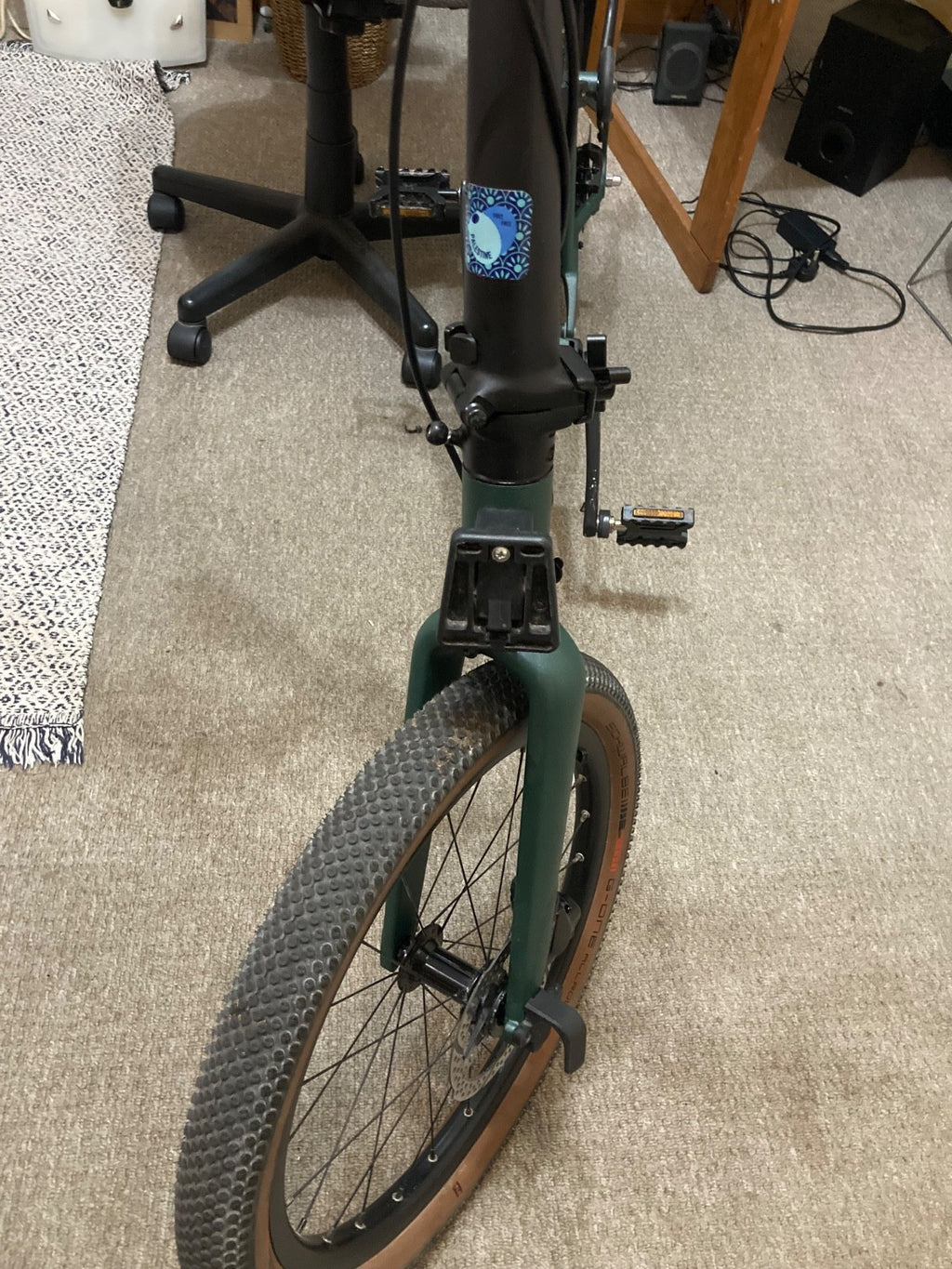 Brompton G Line S/M folding bike.