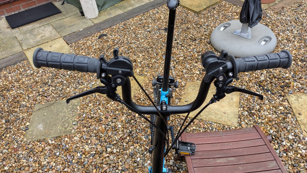 Brompton C Line Black Edition - 6 speed  folding Bike - Sky Blue - VGC!
