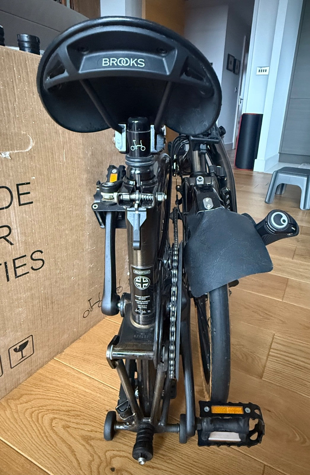 Brompton S6L – Black Lacquer – 6 Speed – Full PPF – Excellent Condition+Upgrades