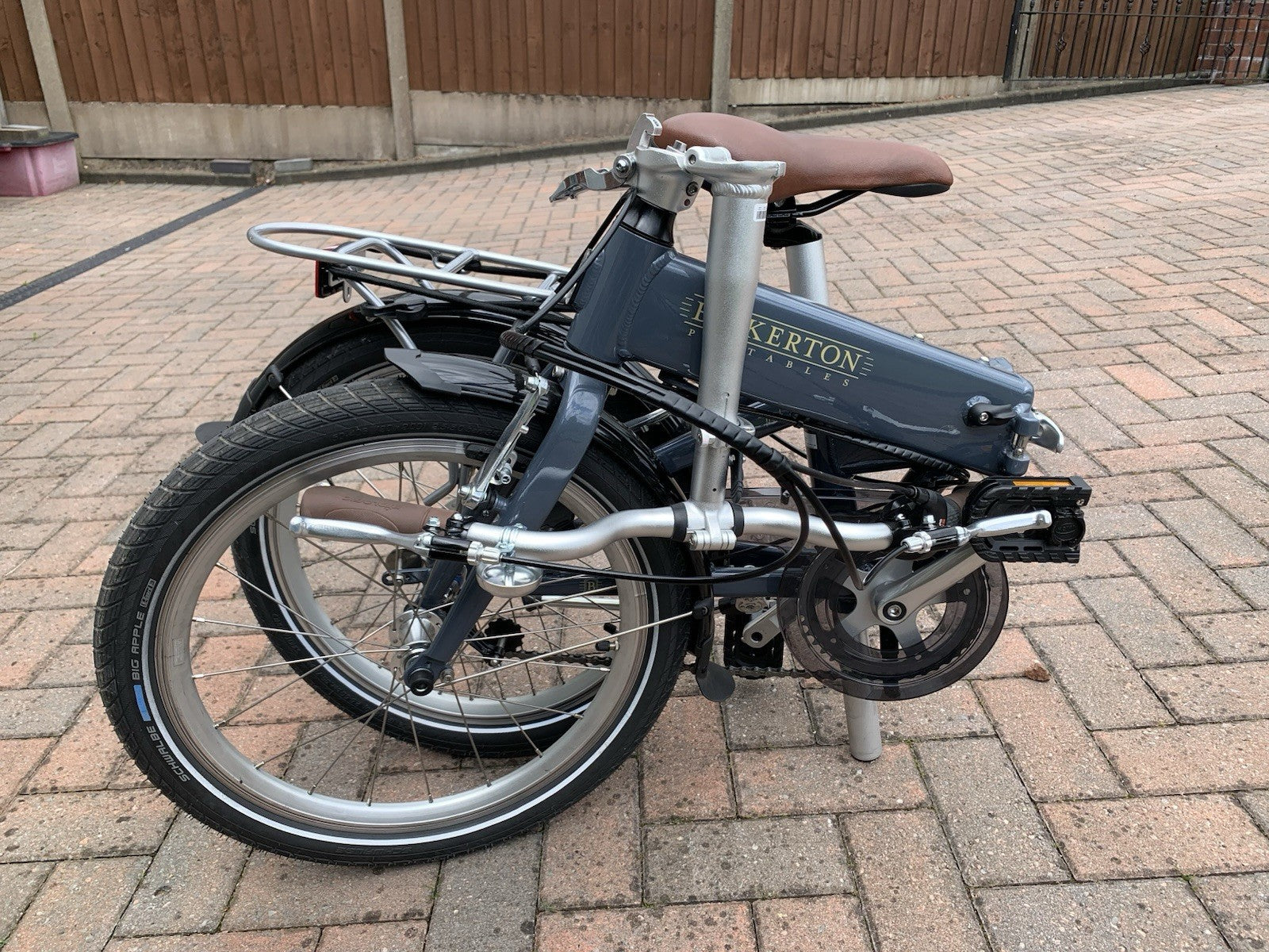 Bickerton Argent 1707 Folding Bike, Rear Rack Mudguards 7 Spd hub gear