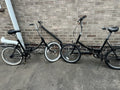 Folding bikes -3 speed- easy folding step over-20 inches- Pristine condition