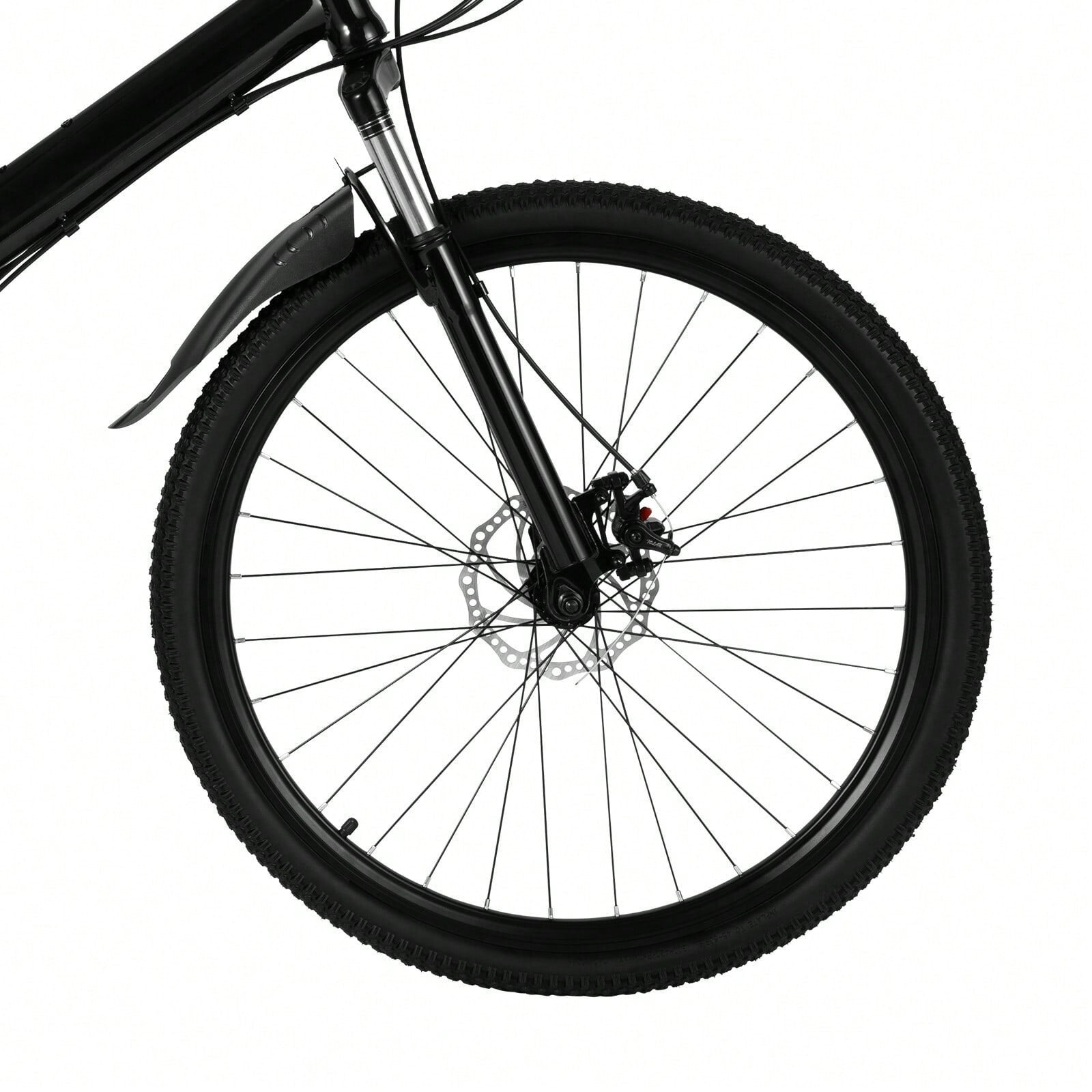 26 in Folding Mountain Bike 21-Speed MTB Bicycle Full Suspension Disc Brake Bike