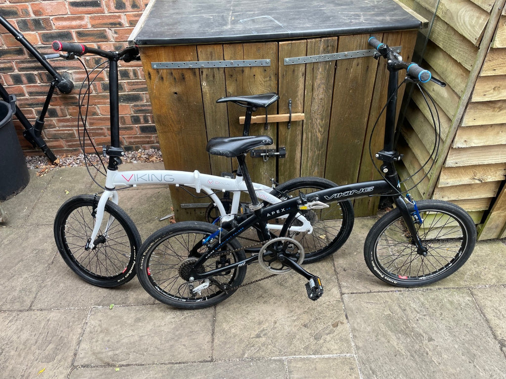 Viking Apex 8 speed folding bicycle with 20" wheels + upgrades