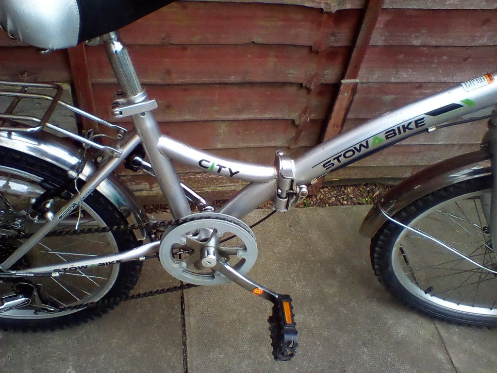 bicycle stow bike city 20 in wheels 6 gears folding bike