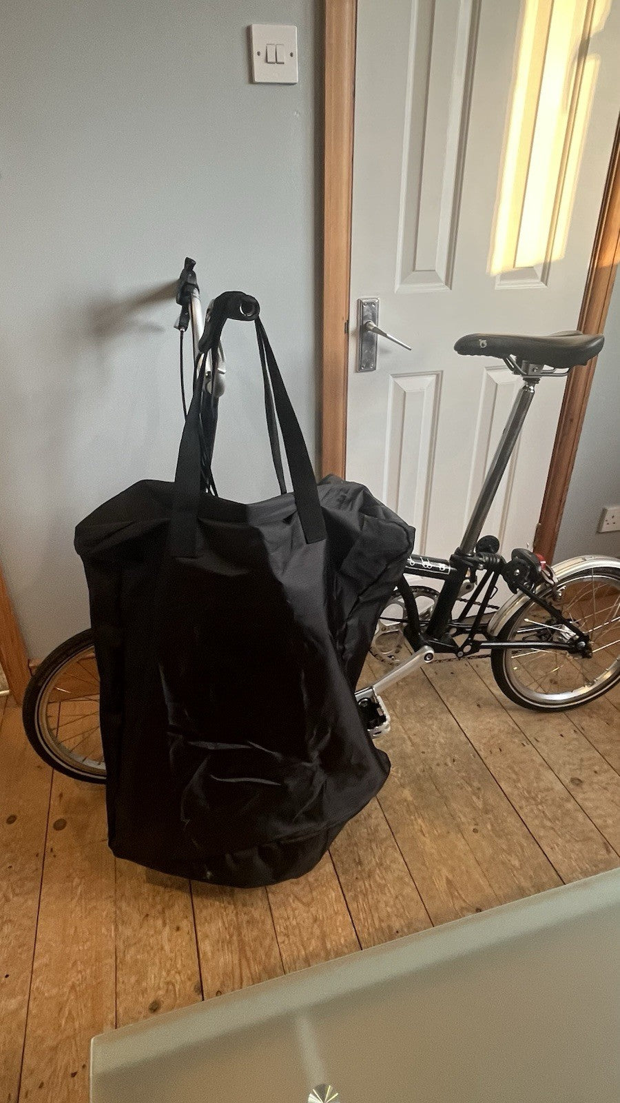 Brompton Folding Bike 3-Speed, Black