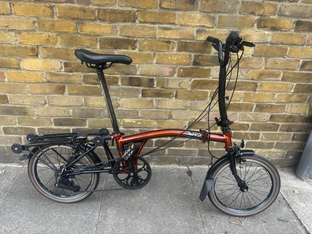 Brompton 6-speed In Flame Lacquer Folding Bicycle