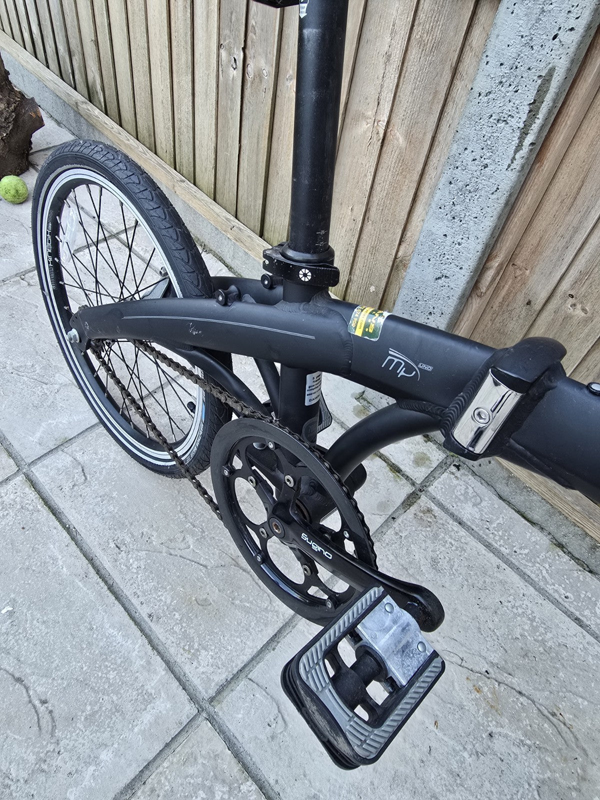 Dahon Mu Uno Black Folding Bike Single Speed