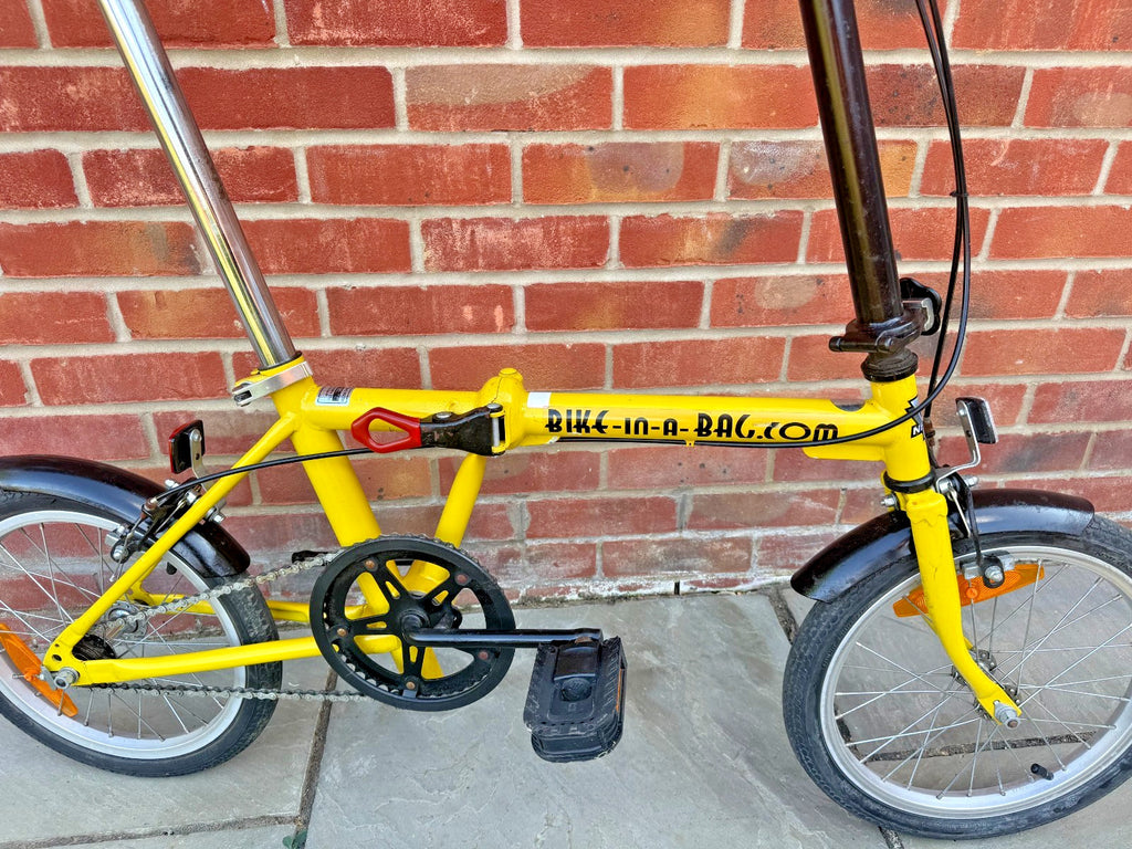 Unisex Mens Womens Yellow Neo Bike - Bike in Bag Folding Bike