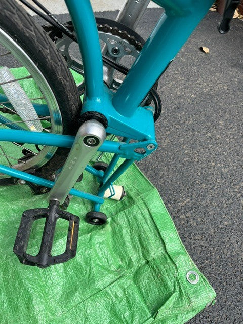 Brompton B75 16" Folding Bike - Blue