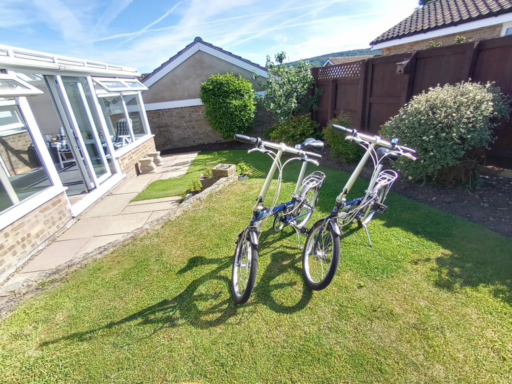 Dahon  20in Folding Bike Blue/Silver Rear Rack Mudguards Aluminium