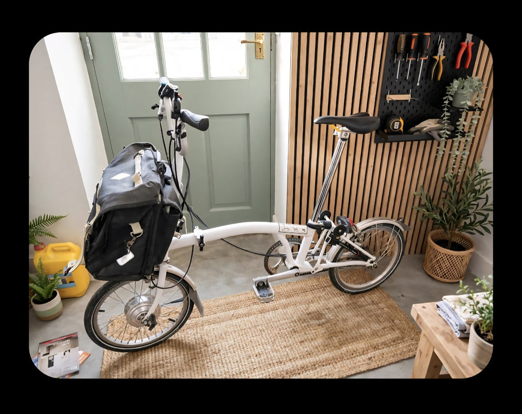 Brompton ML3 E  Folding Bike 3-Speed. e. Excellent Condition