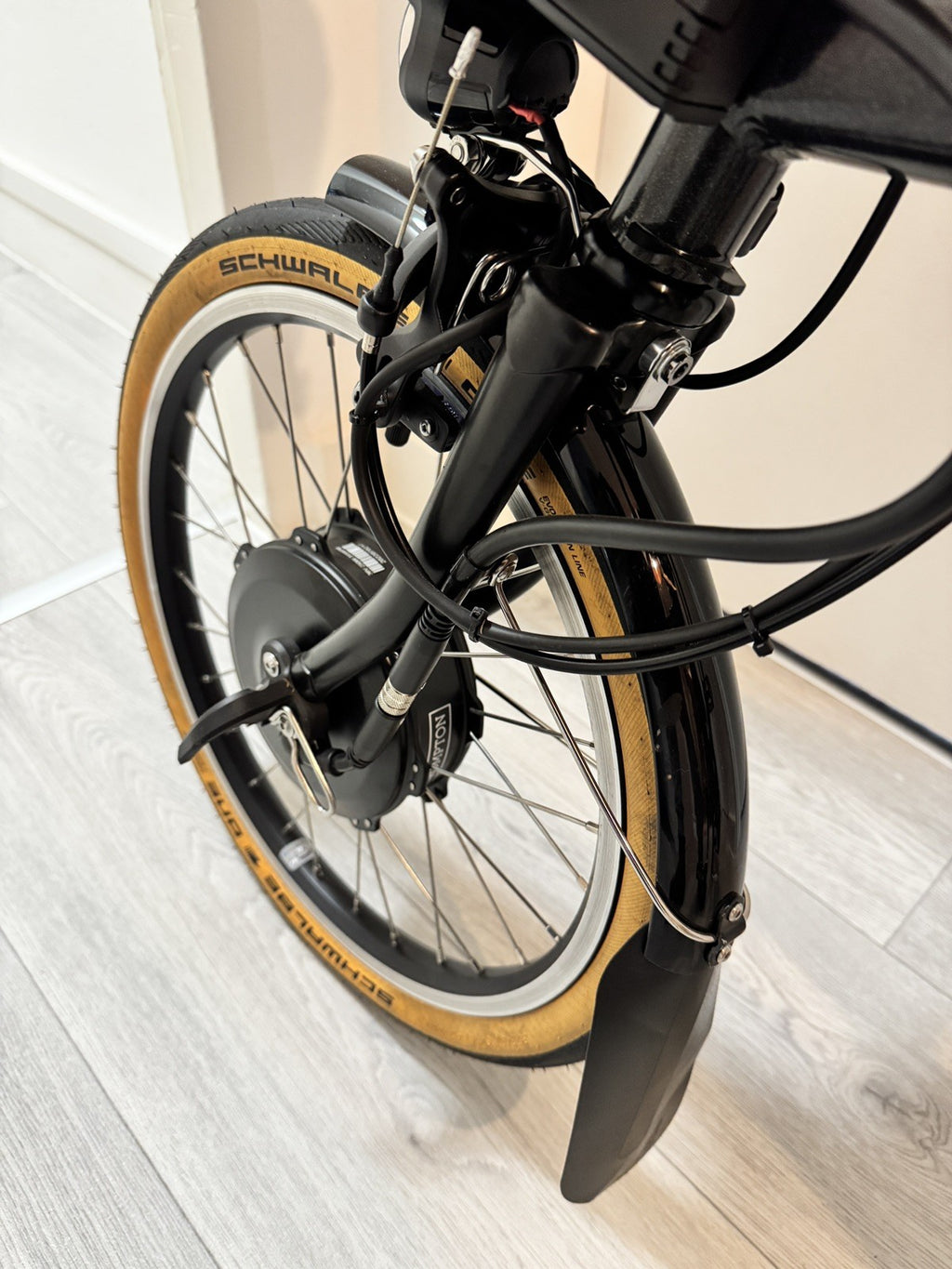 BRAND NEW Brompton P Line Electric Urban Folding Bike - titanium super light