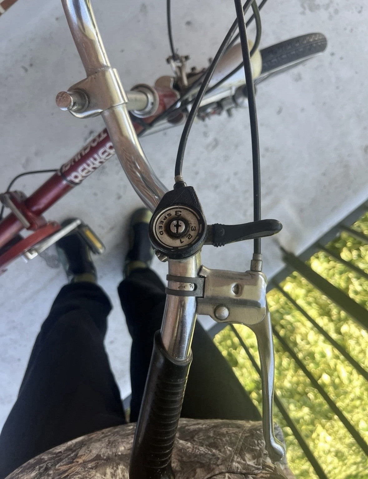Vintage Trekker Folding Bike Red