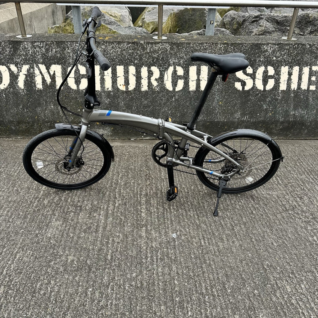 Tern Verge D9 Speed Folding Bike Hydraulic Disc Brakes Mudguards Excellent 🚲