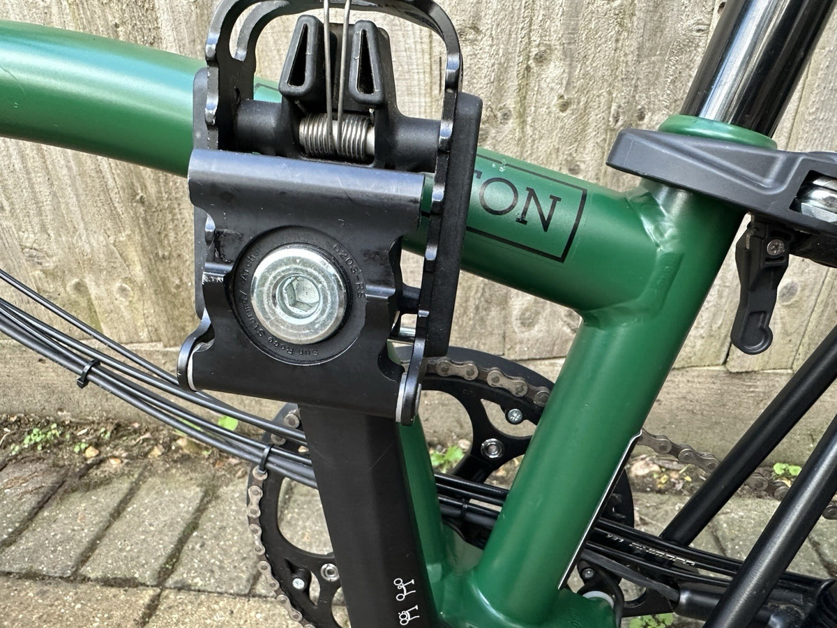 Brompton Folding Bike 16in wheels 6-speed Green/Black