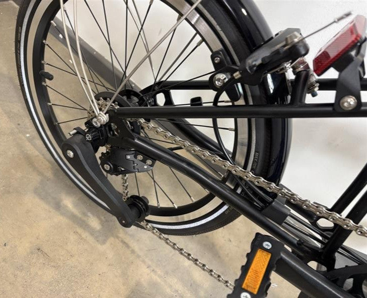 Brompton P Line 4 Speed 2022 Mid Handlebar Folding Bike - Storm Grey