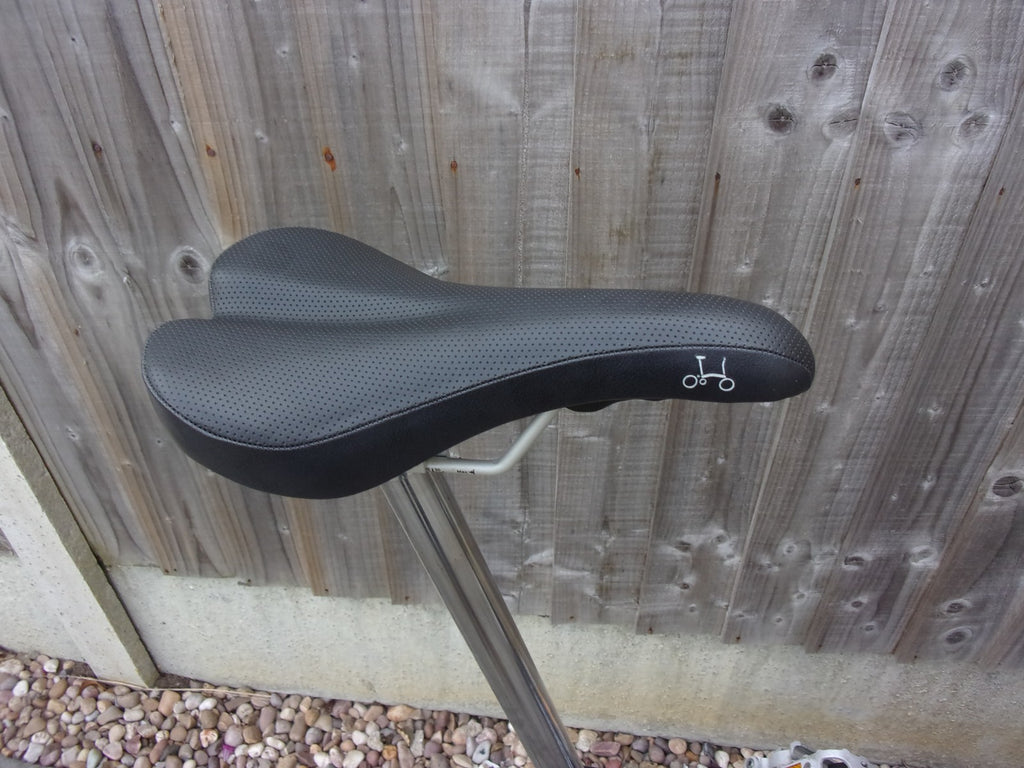 Brompton Folding Bike 16in Black/Silver with Rear Rack & Mudguards