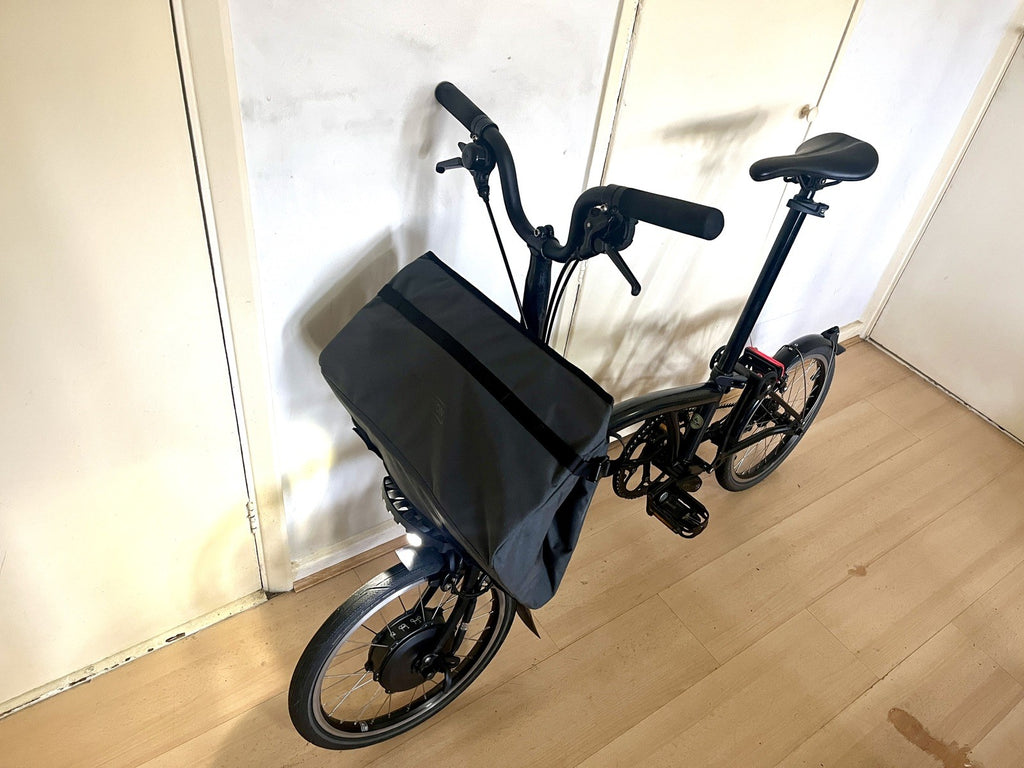 Brompton P Line Electrc Urban 4S, Midnight Black Edition Mid Handlebar RRP £3800