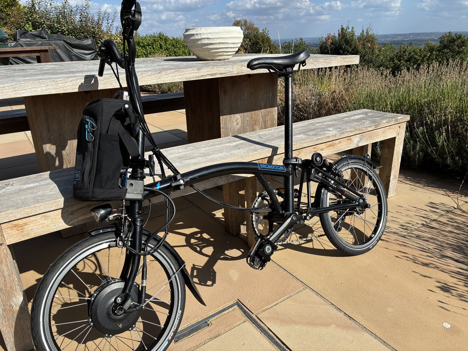 2020 Electric Brompton M6L Fold Bike BLACK