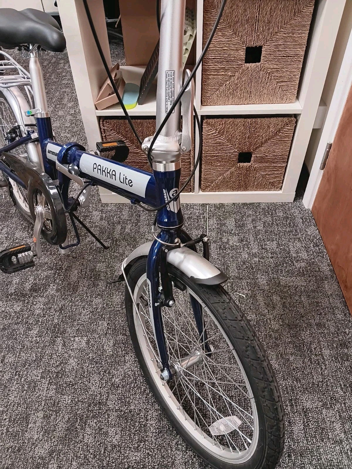 Ammaco Pakka Lite 20 Inch Wheel Folding Bike Blue (Southend)