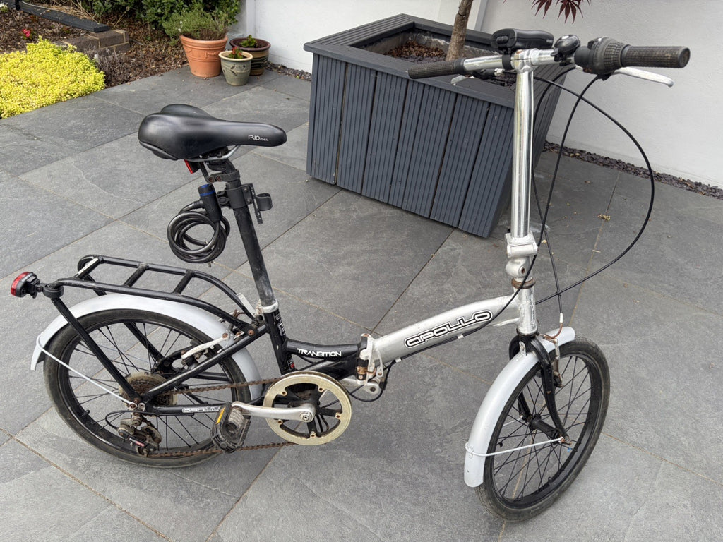 Folding Bike Apollo Transition 20” Wheels Alloy Frame Shimano 6 Gear Revoshift