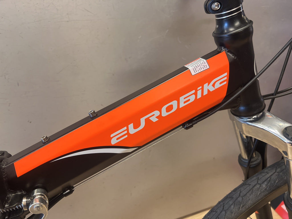 Used EuroBike G7 Folder 17" Frame 26" Wheels Full Sus Black/Red Folding Bike