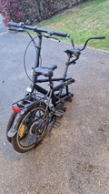 Ecosmo 20TF01BL 20 Inch Wheel Folding Tandem Bicycle Bike - Black