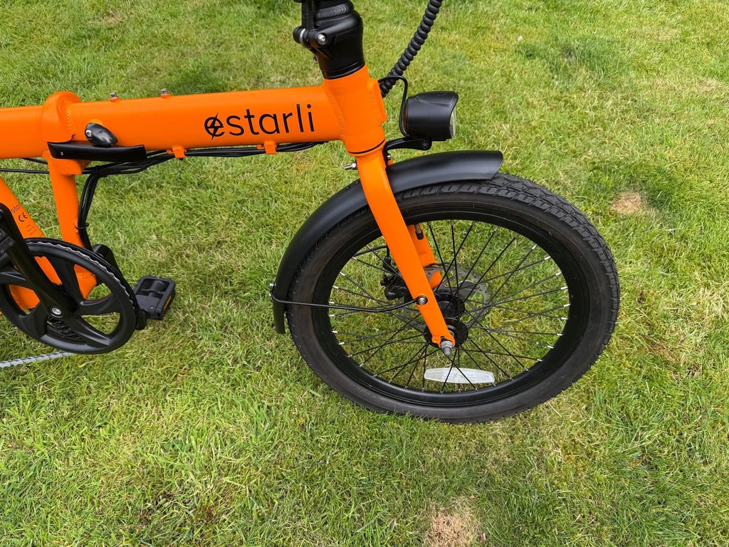 Estarli e20 folding bike orange