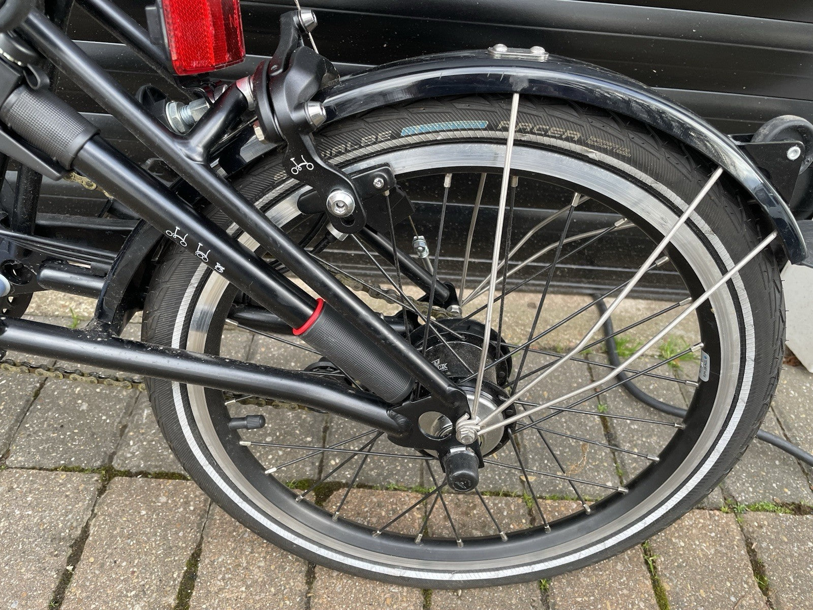 Brompton C Line 6 Speed 2023 High Handlebar Folding Bike - Ocean Blue