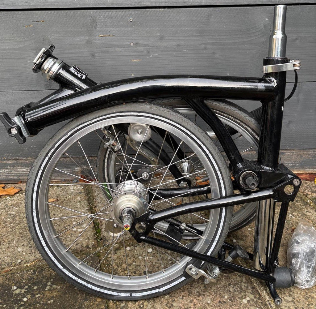 Project Folding Bike includes Genuine Brompton Front Forks SA 3 speed wheel set