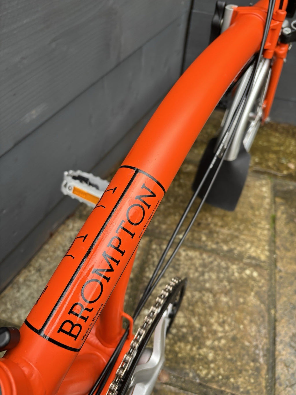 Brompton S3L folding bicycle C Line Equivalent in Orange - Test Ridden Only