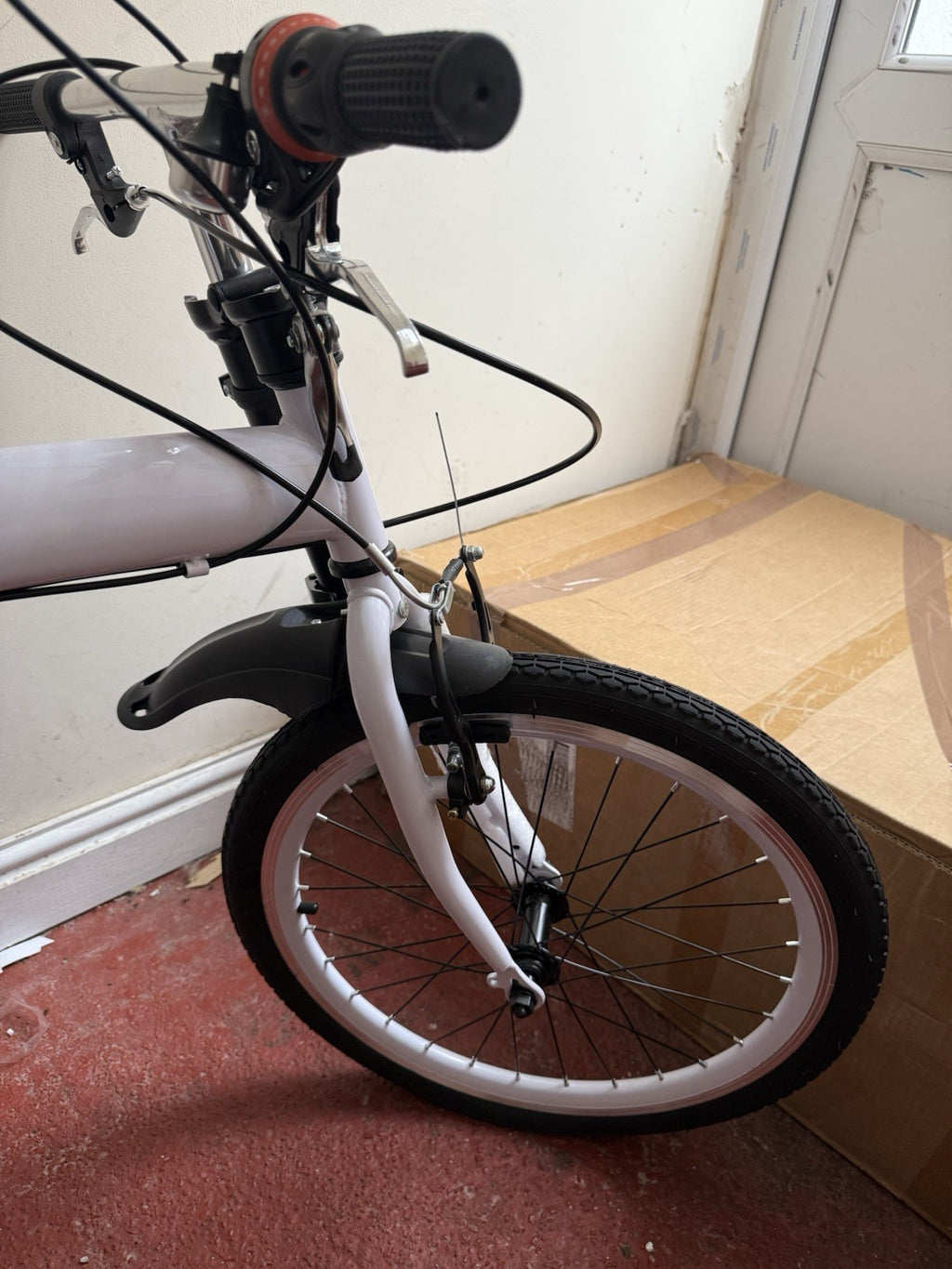 20in Folding Bike 6-Speed Derailleur V-Brakes Mudguards Flat Bar Steel