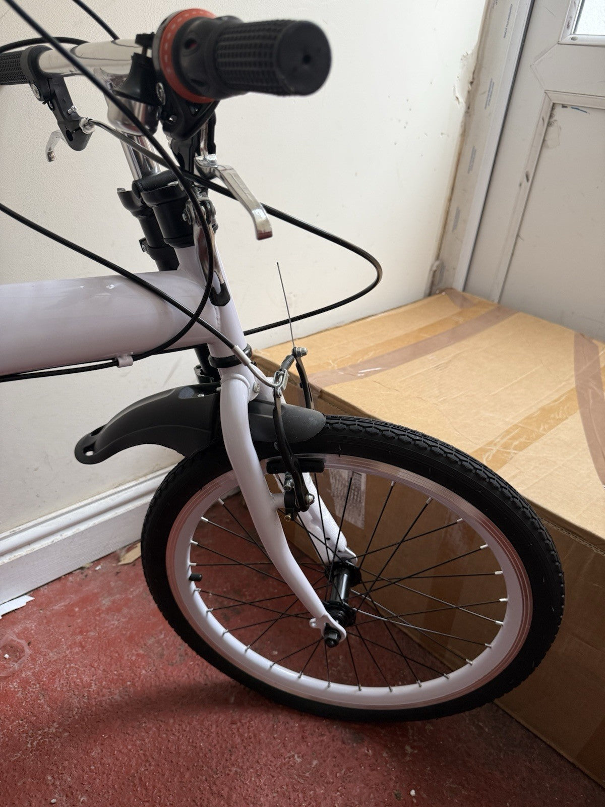 20in Folding Bike 6-Speed Derailleur V-Brakes Mudguards Flat Bar Steel