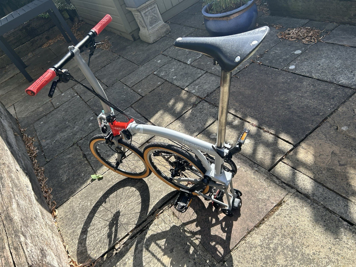 Brompton CHPT3 V4. Titanium 4 speed.