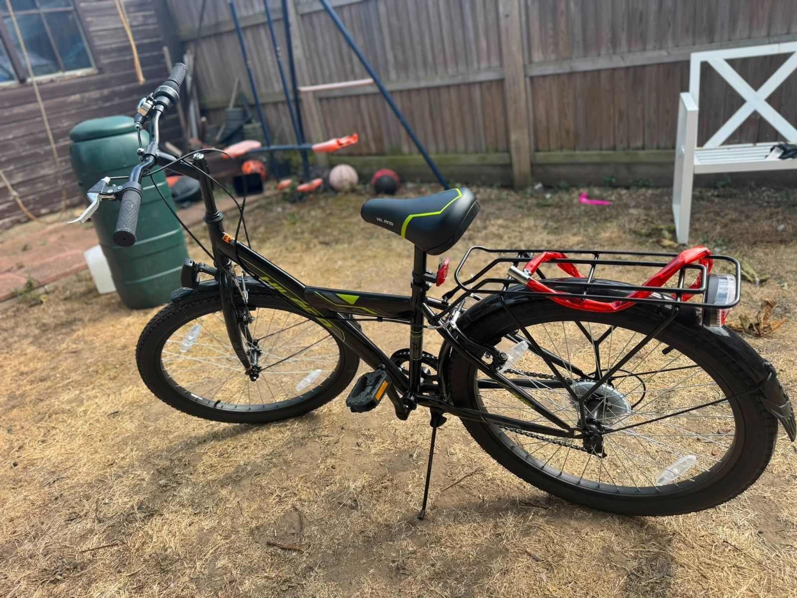 HILAND 20" Folding Bike – 7 Speed Adult City Commuter Bicycle – Excellent Condit