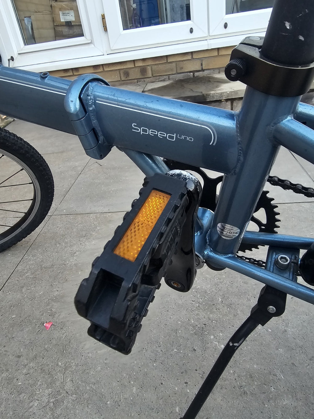 Dahon Speed Uno 20in Folding Bike Blue 1 Speed V-Brakes Flat Bar Great Condition
