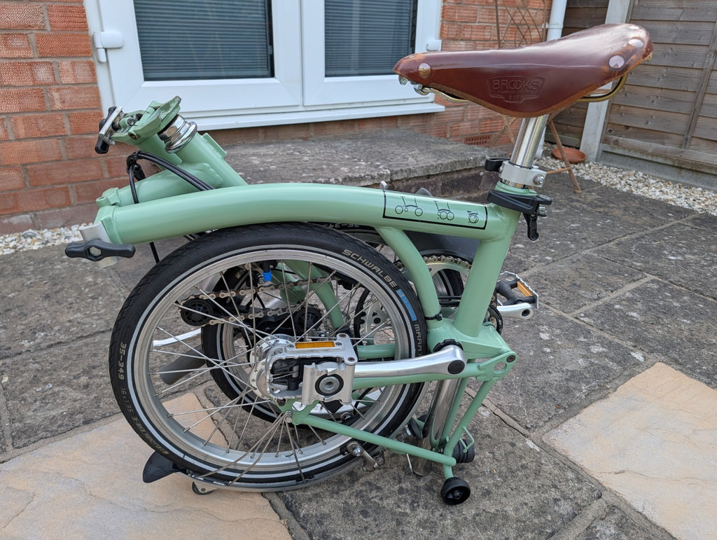 Sage Green 6 Speed Brompton, S6L (2013)