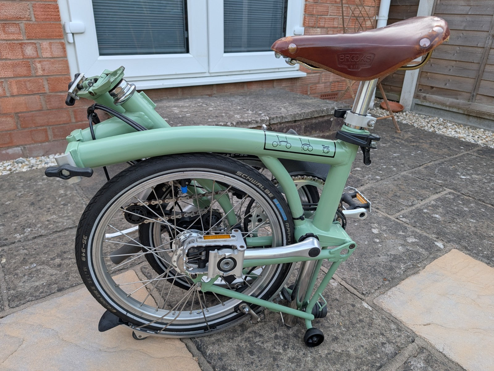 Sage Green 6 Speed Brompton, S6L (2013)