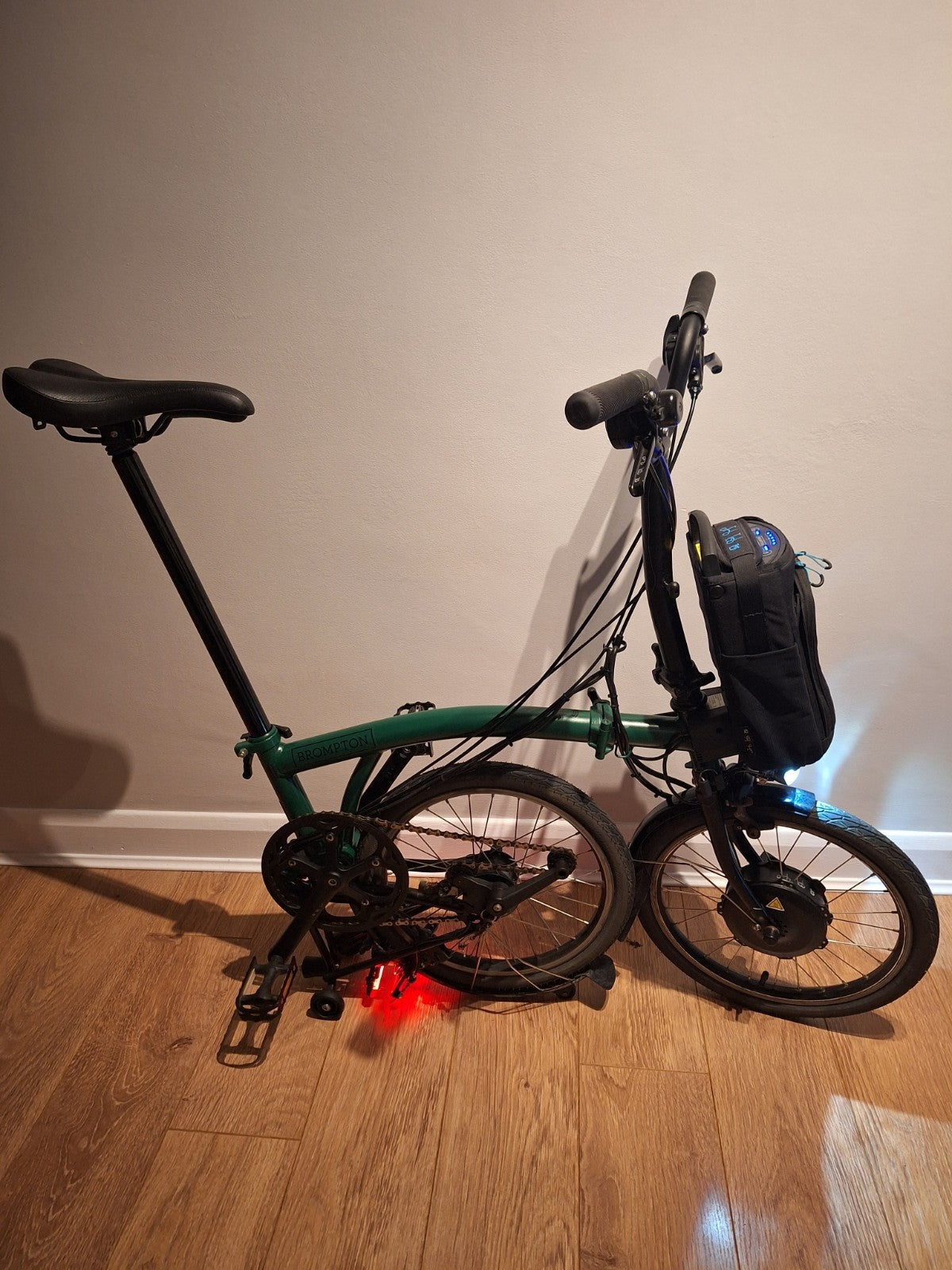 Brompton Electric C Line 6-Speed Racing Green