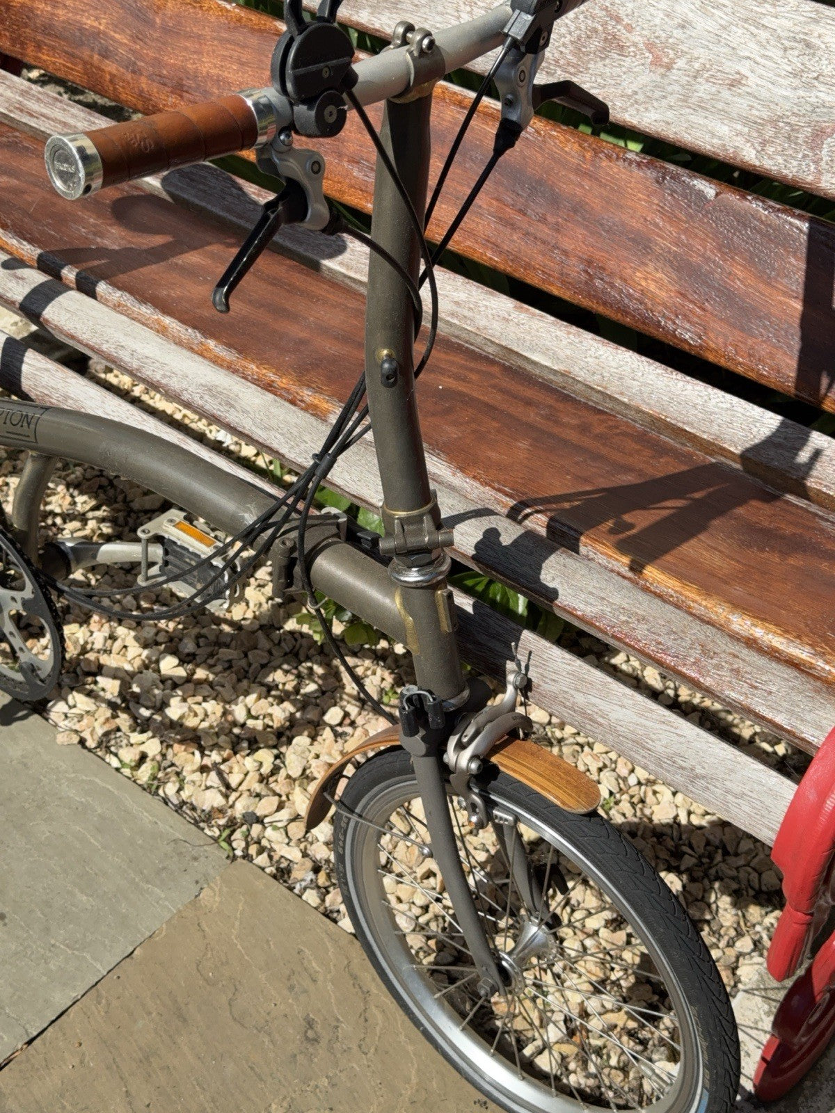 BROMPTON S6 In Raw Lacuer Colour 16” With Titanium Forks/seat Post
