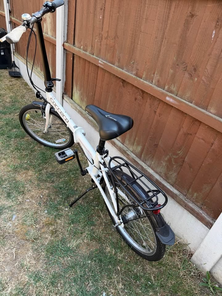 Carrera Transit 20'' 3-Speed White Lightweight Folding Bike