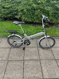 GIANT HALFWAY ALUMINIUM FOLDING BIKE BICYCLE 7 SHIMANO GEARS 20" WHEELS VGC