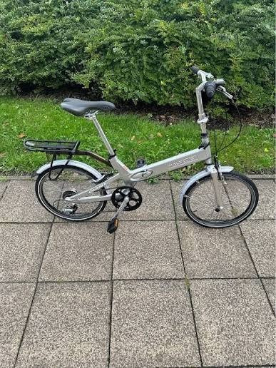 GIANT HALFWAY ALUMINIUM FOLDING BIKE BICYCLE 7 SHIMANO GEARS 20" WHEELS VGC