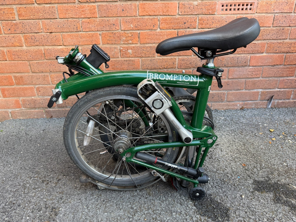 Brompton L6 (6 Speed) folding bicycle -BRITISH RACING GREEN (GOOD CONDITION)