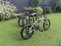 Pair of Raleigh Evo Two Fold Up Bikes. Used twice. 20” Wheel           7 Gears
