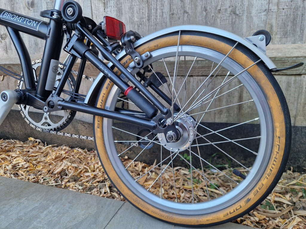 Brompton M3L black - 3 speed - thumb shifter